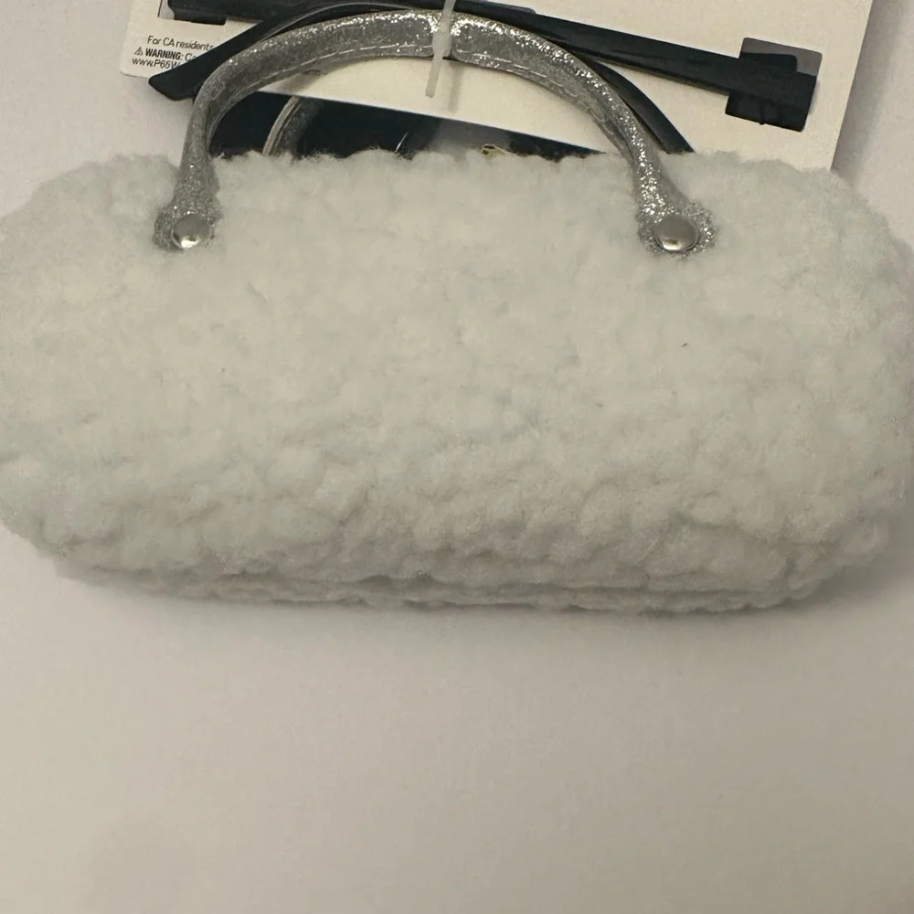 Hello Kitty Cute Cat Sunglasses & Case White and Pink 6 x 3 inches
